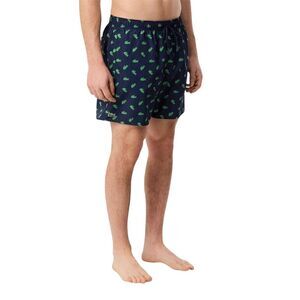 Lacoste Mens Crocodile Print Swim Shorts / Navy
